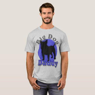 Grand T-shirt de papa de chien de bull-terrier
