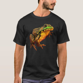Grand T-shirt d'obscurité de grenouille mugissante