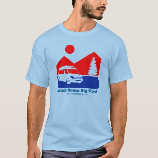 Grand T-shirt du yard rv de petite maison (Devant)