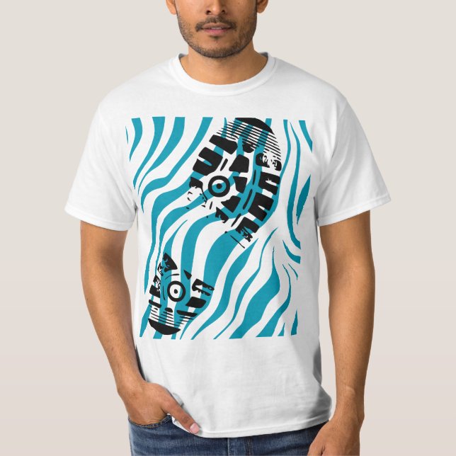 GRAND T-shirt tendance pieds pour les gens intelli (Devant)