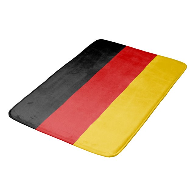 Grand tapis de bain avec drapeau d'Allemagne (Angle)