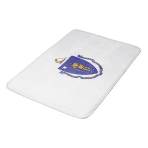 Grand tapis de bain avec drapeau du Massachusetts,