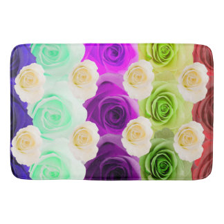 grand tapis de bain du rose 3D multicolore
