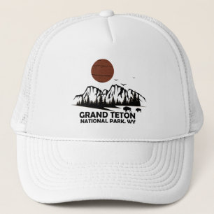 Grand Teton Berge Nationalpark Wyoming Truckerkappe