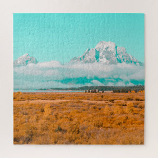 Grand Teton im Herbstpuzzle