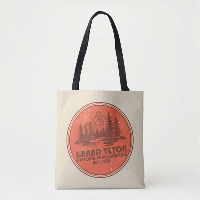 Grand Teton mountains National Park Wyoming Tasche (Vorderseite)