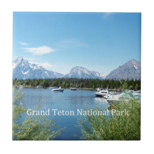 Grand Teton National Park Landschaftsfotografie. Fliese