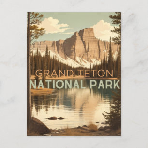 GRAND TETON NATIONAL PARK POSTKARTE