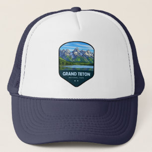 Grand Teton National Park Schild Truckerkappe