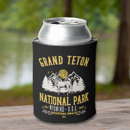Grand Teton National Park Vintage Landscape Dosenkühler
