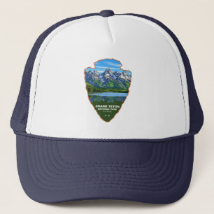 Grand Teton National Park Wyoming Arrowhead Truckerkappe