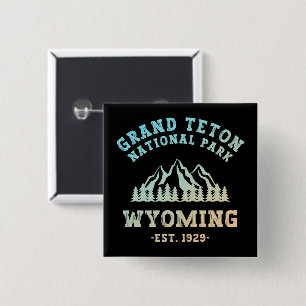 Grand Teton National Park Wyoming USA Button