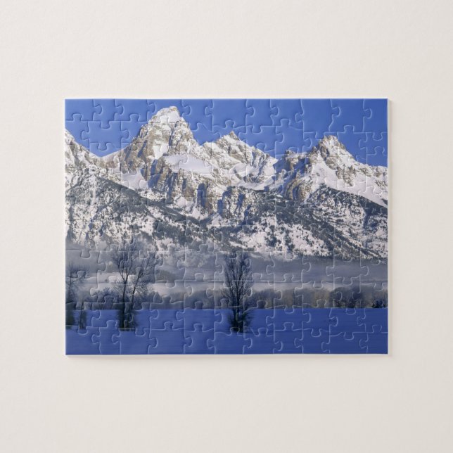 GRAND TETON NATIONAL PARK, WYOMING. USA. Nebel (Horizontal)