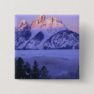 GRAND TETON NATIONAL PARK, WYOMING. USA. Nebel Button