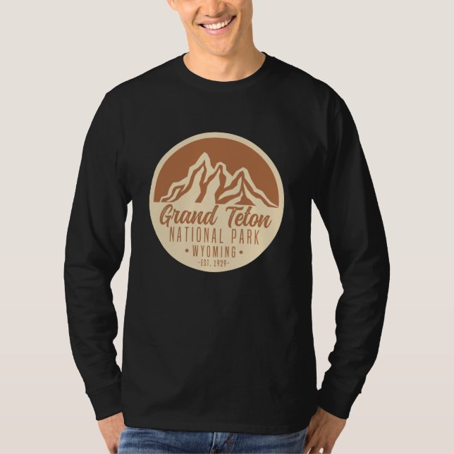 Grand Teton National Park Wyoming USA T-Shirt (Vorderseite)
