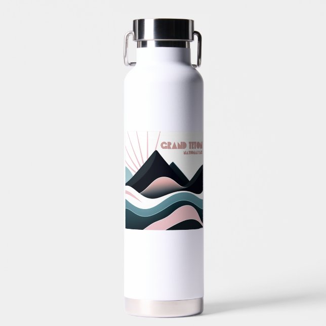 Grand Teton Nationalpark Colored Hills Trinkflasche (Vorne)