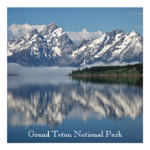Grand Teton Nationalpark Foto Print