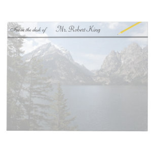 Grand Teton Nationalpark Fotografie Notizblock