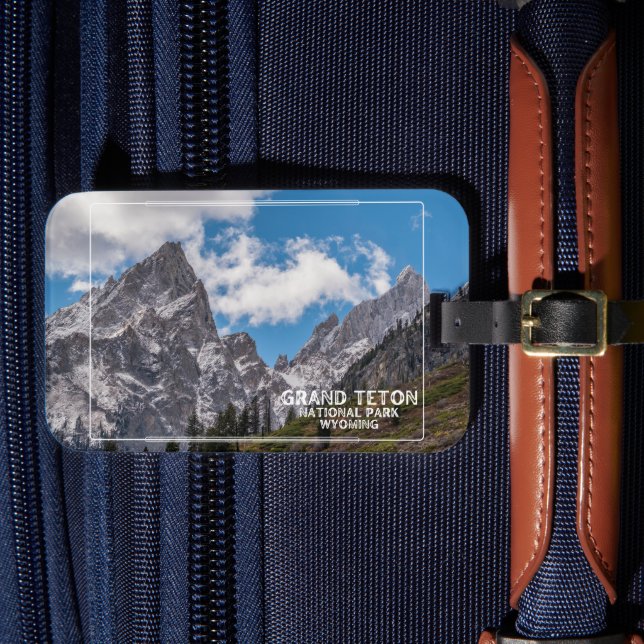 Grand Teton Nationalpark Gepäckanhänger (Vorderseite Insitu 4)