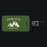 Grand Teton Nationalpark Gepäckanhänger<br><div class="desc">Es ist die berühmteste Gebirgskette Amerikas. Der Grand Teton und die umliegenden Gipfel sind fast perfekt. Zeige deine Liebe für die Tetons!</div>