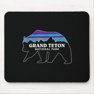 Grand Teton Nationalpark Grizzlybär Minimalist Mousepad