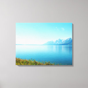 Grand-Teton-Nationalpark.  Großartige Landschaft Leinwanddruck