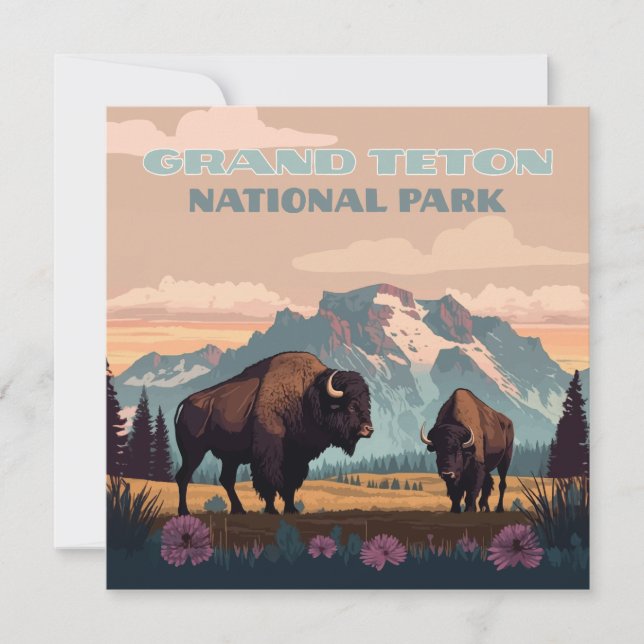 Grand Teton Nationalpark Jackson Wyoming Mountain (Vorderseite)