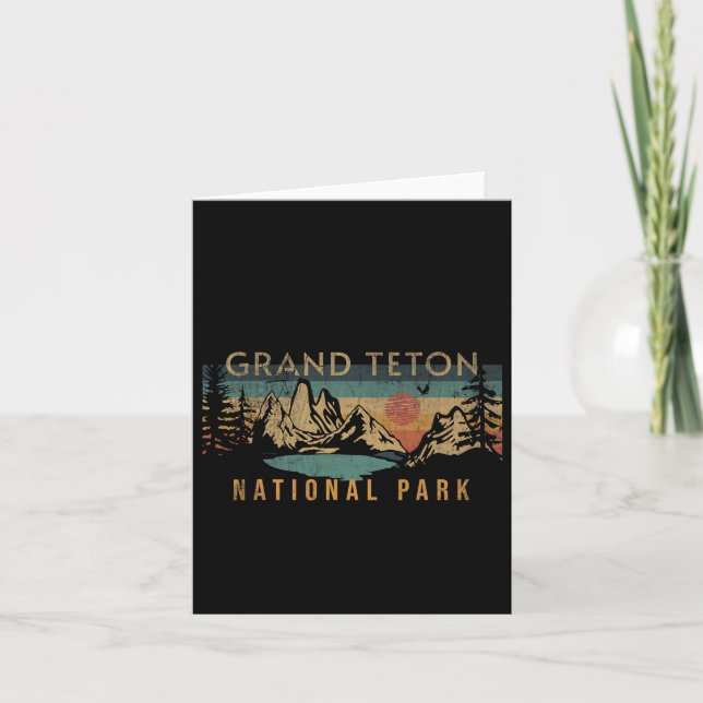 Grand Teton Nationalpark Karte (Vorderseite)