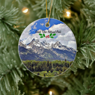 Grand Teton Nationalpark Keramik Ornament