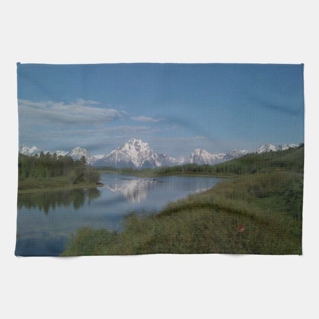 Grand Teton Nationalpark Küchentuch (Horizontal)