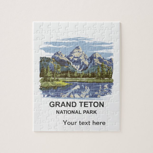 Grand Teton Nationalpark Landschaft (Vertikal)