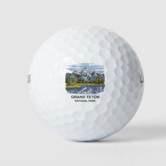 Grand Teton Nationalpark Landschaft Golfball