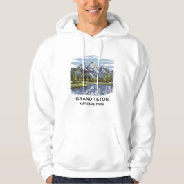 Grand Teton Nationalpark Landschaft Hoodie
