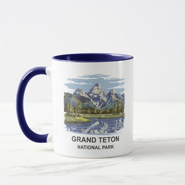 Grand Teton Nationalpark Landschaft Tasse (Links)
