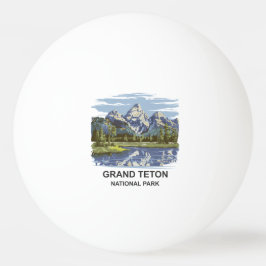 Grand Teton Nationalpark Landschaft Tischtennisball