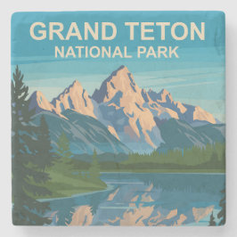 Grand Teton Nationalpark Landschaftsbild Steinuntersetzer