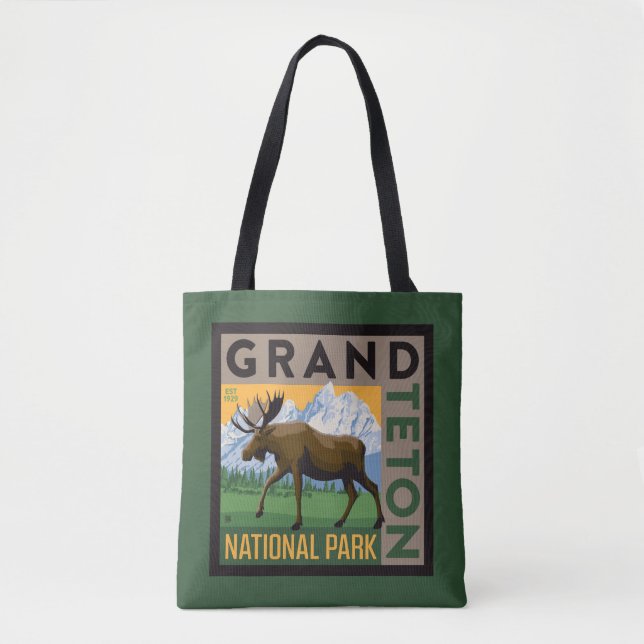 Grand Teton Nationalpark Moose Tasche (Vorderseite)