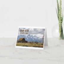 Grand Teton Nationalpark Note Card