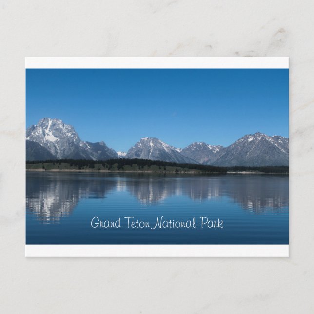 Grand Teton Nationalpark Postkarte (Vorderseite)