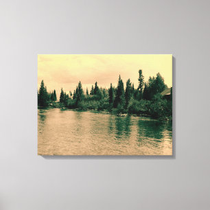 Grand-Teton-Nationalpark. Prachtvolle Landschaft Leinwanddruck