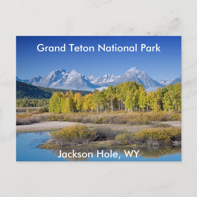 Grand Teton Nationalpark Serie 6 Postkarte (Vorderseite)