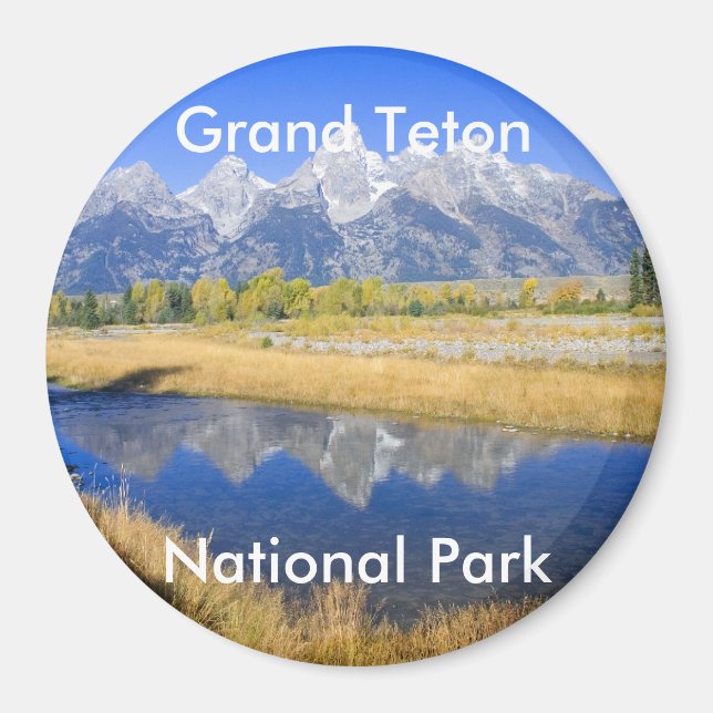 Grand Teton Nationalpark Serie 7 Magnet (Vorne)