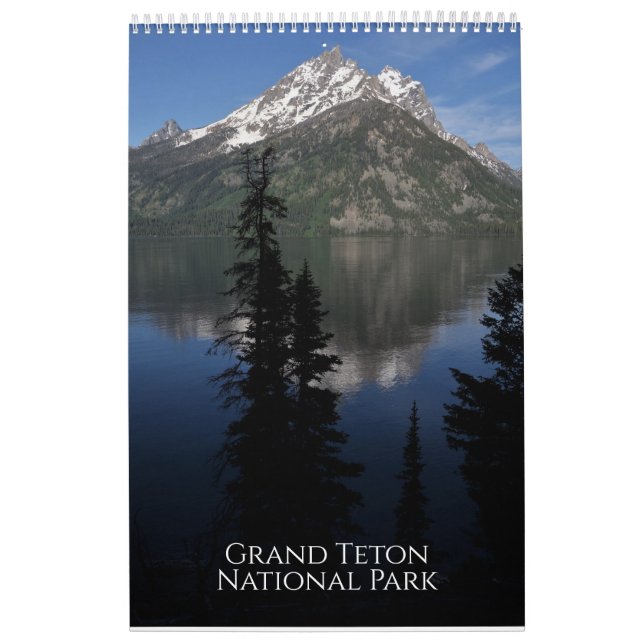 Grand Teton Nationalpark Souvenir Kalender (Titelbild)