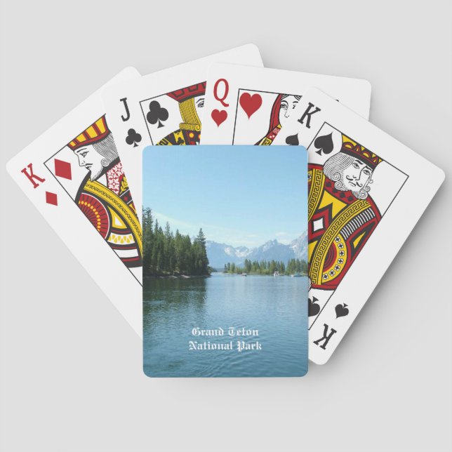 Grand Teton Nationalpark Spielkarten (Rückseite)