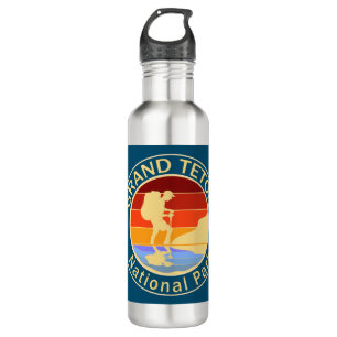 Grand Teton Nationalpark Wandern Edelstahlflasche