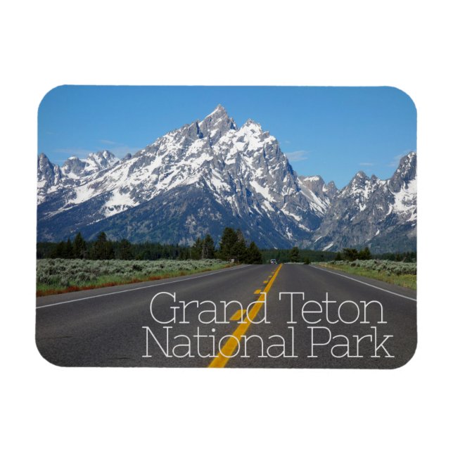 Grand Teton Nationalpark Wyoming Magnet (Horizontal)