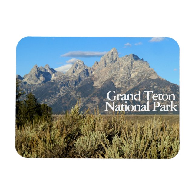 Grand Teton Nationalpark Wyoming Magnet (Horizontal)