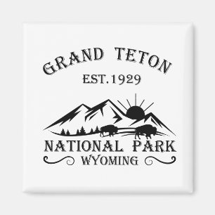 Grand-Teton-Nationalpark Wyoming Magnet