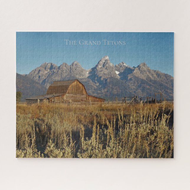Grand Teton Nationalpark Wyoming mit Barn (Horizontal)