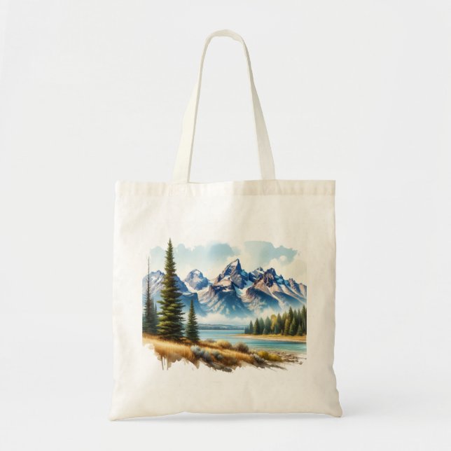 Grand Teton Nationalpark Wyoming Tragetasche (Vorne)